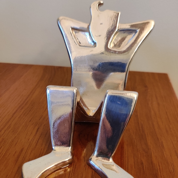 VTG Zadok Arts 925 Modernist Silver Figurine/Sculpture Holder - Picture 2 of 14